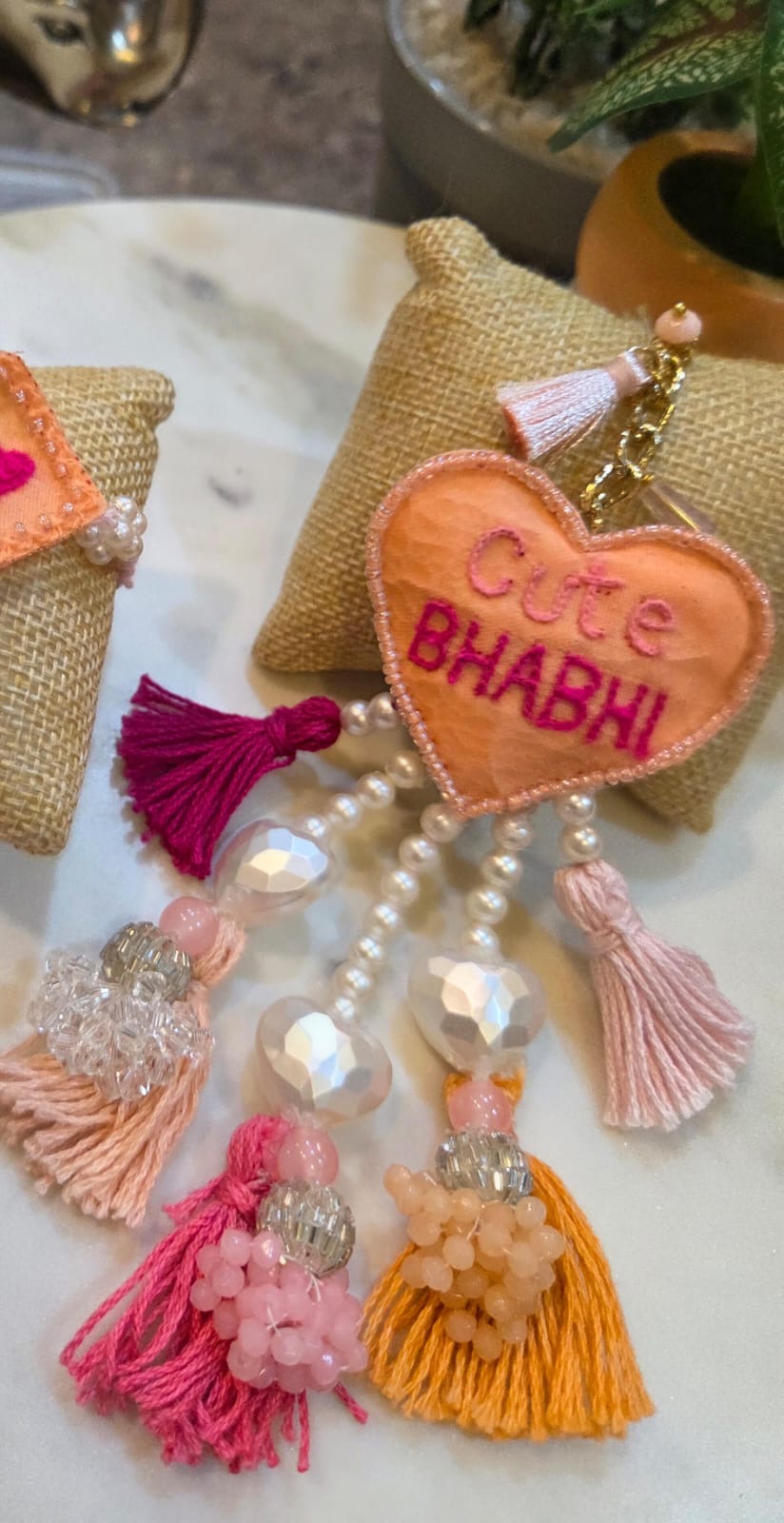 Handcrafted Bhabhi Lumba Rakhi