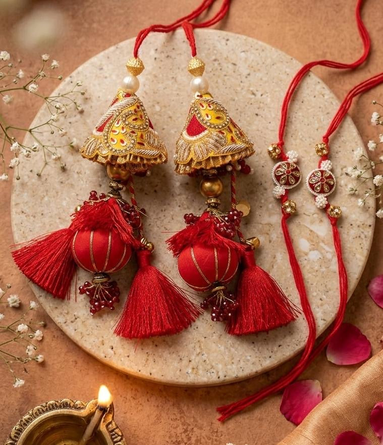 Ghunghroo Rakhi Set