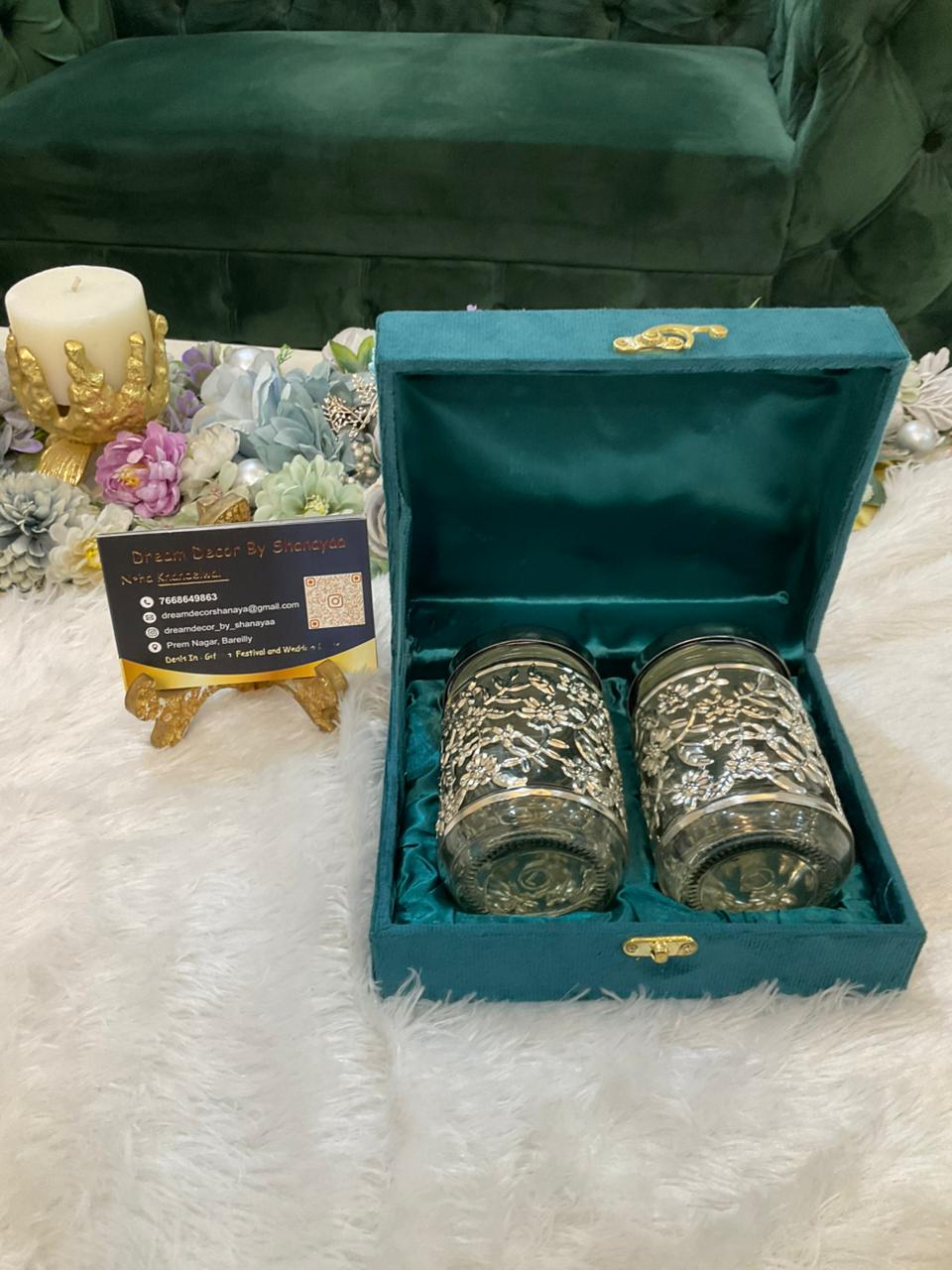 German Silver Jar Set