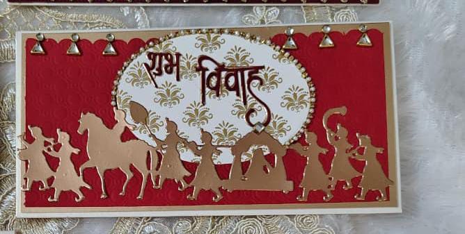 EN103 - Doli Theme Shubh Vivaah Envelope (Pack of 6)
