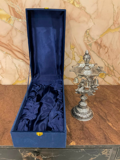 German Silver Peacock Samai with Bells