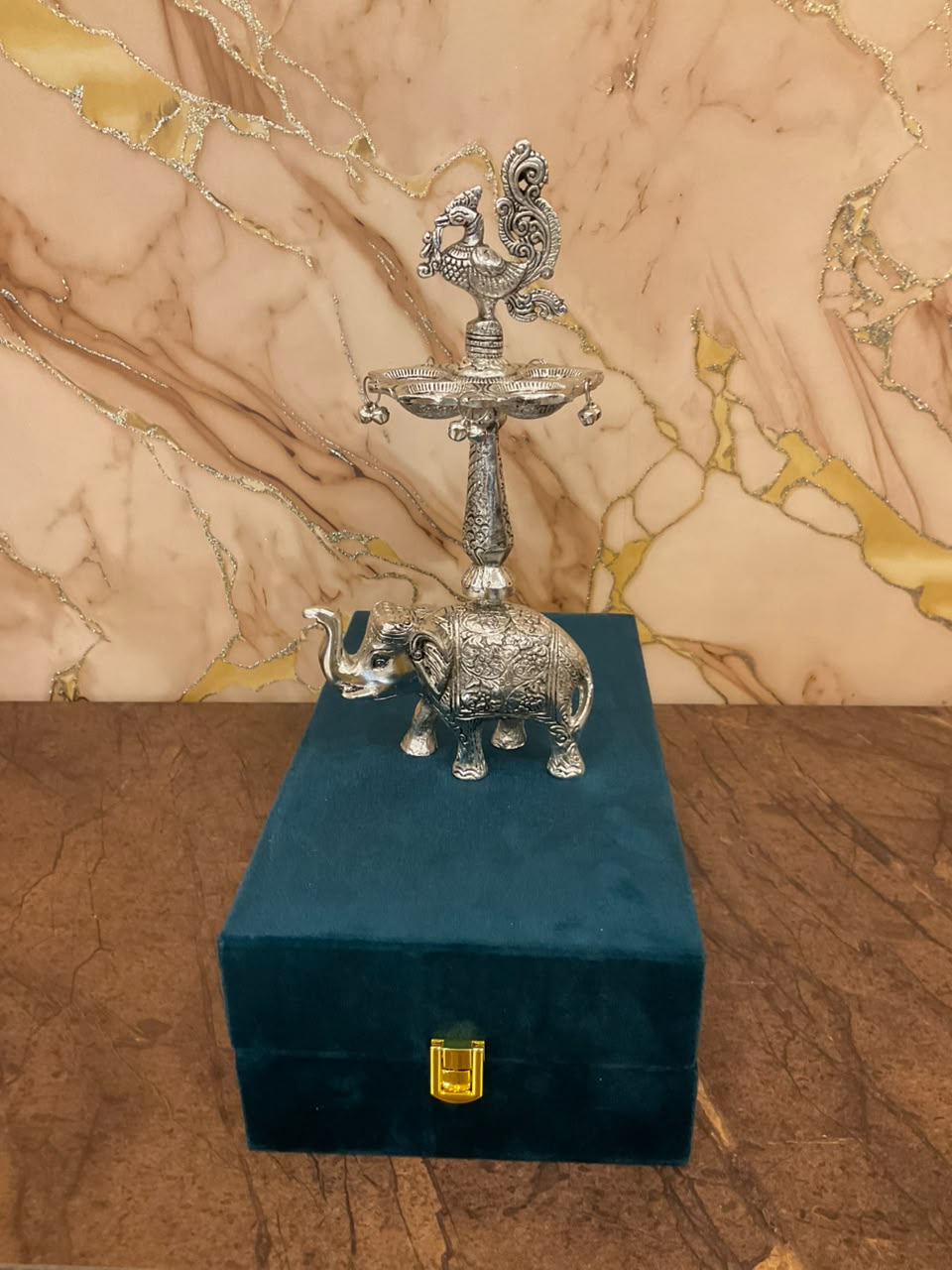 German Silver Elephant Samai