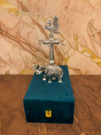 German Silver Elephant Samai