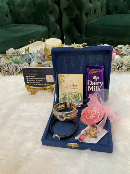 Silver Coin Rakhi Hamper