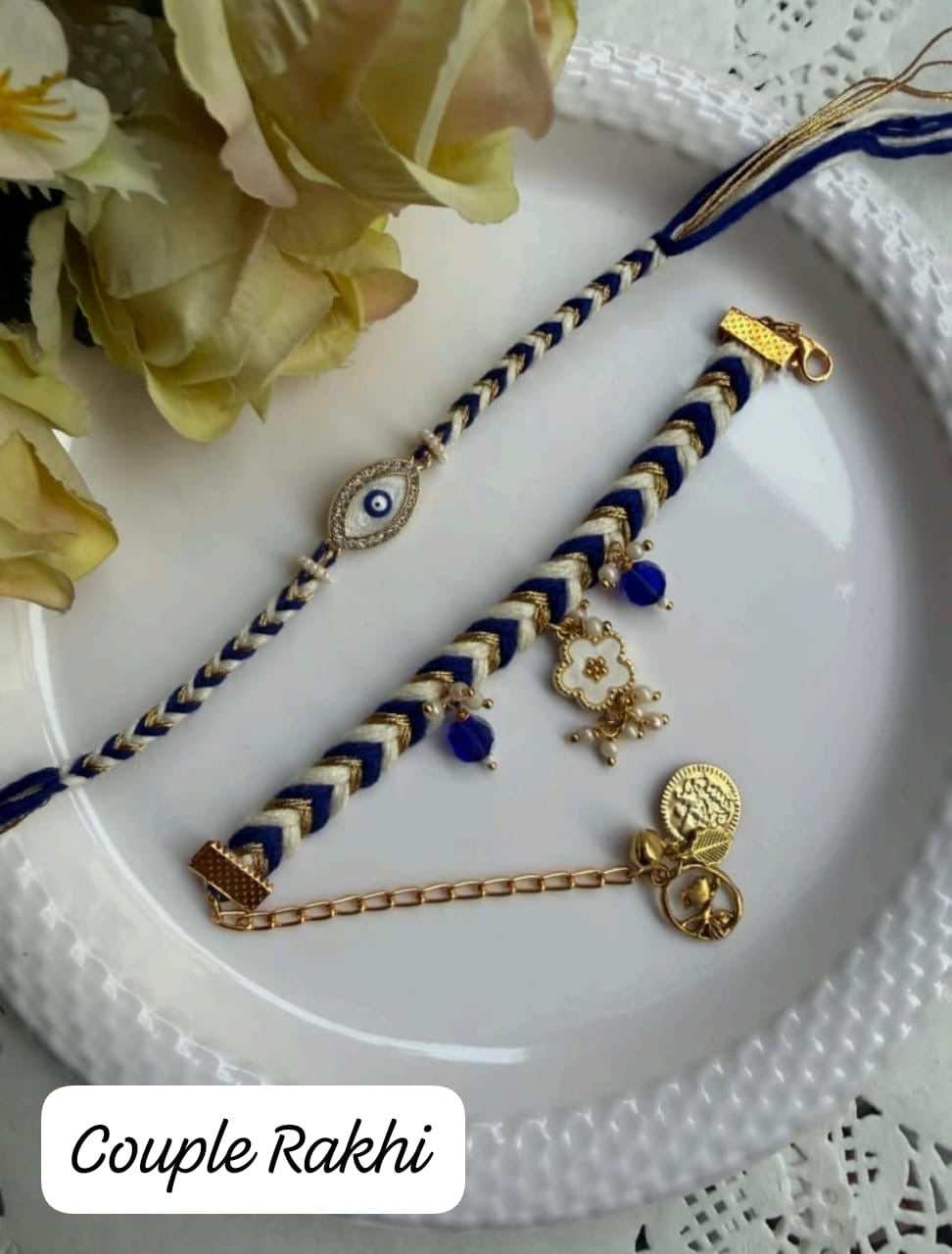 Couple Rakhi Set