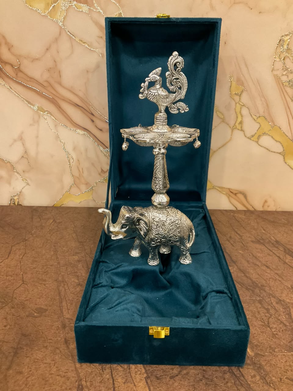 German Silver Elephant Samai