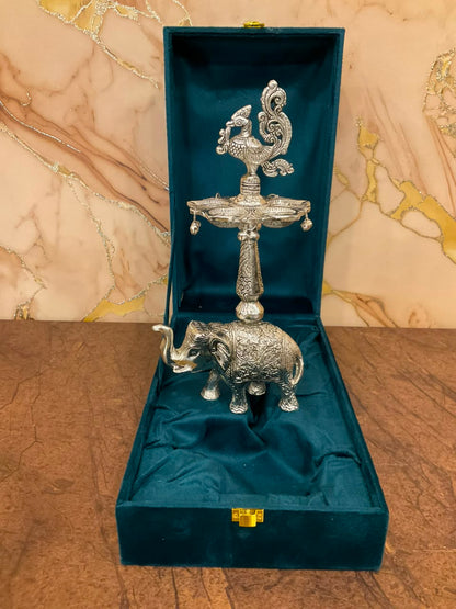 German Silver Elephant Samai