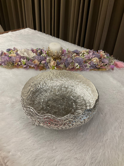 German Silver Urli with Flower Legs