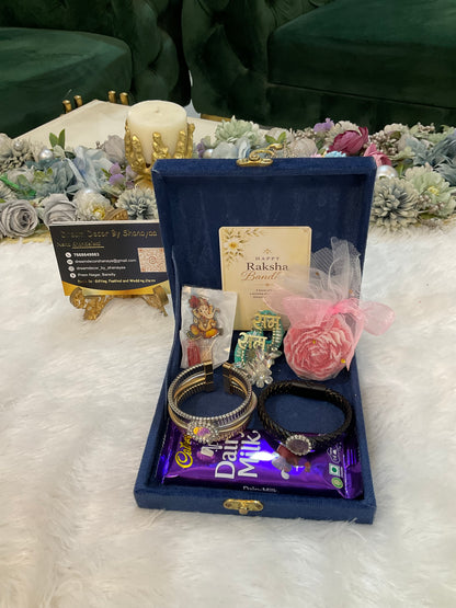 Silver Coin Rakhi Hamper