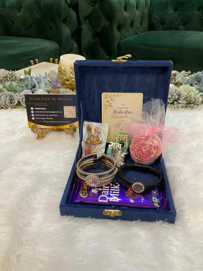 Silver Coin Rakhi Hamper