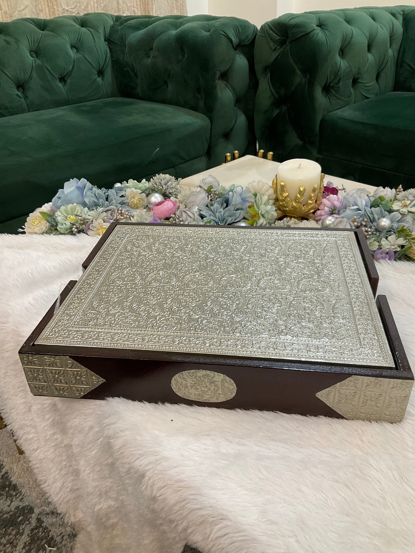 German Silver Dining Table Mats