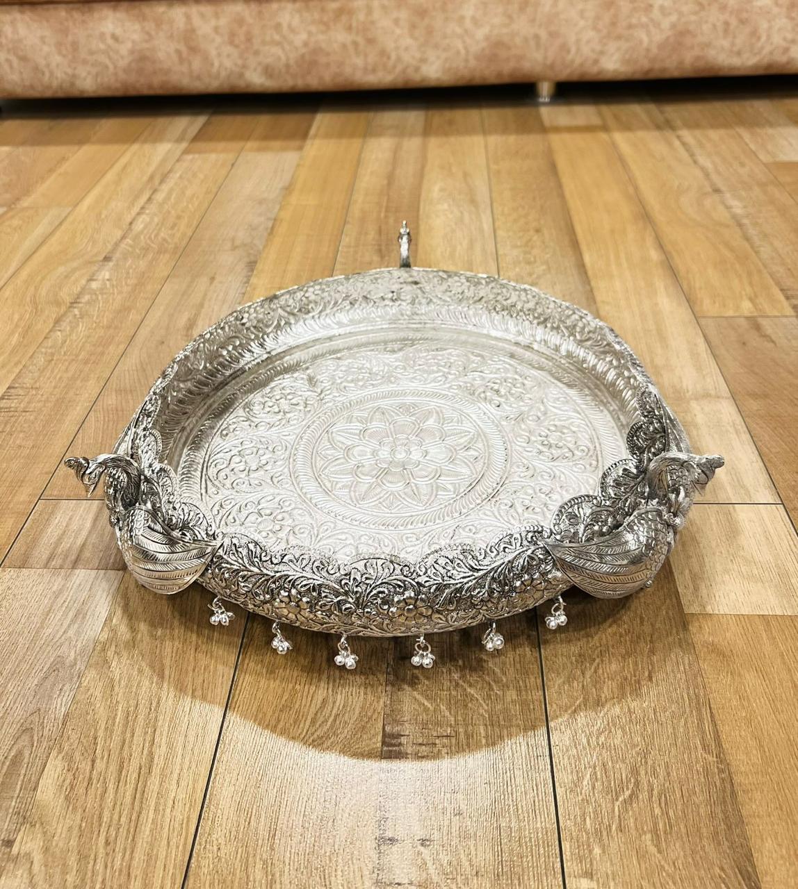 German Silver Premium Heavy Engraved Urli