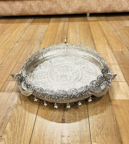 German Silver Premium Heavy Engraved Urli