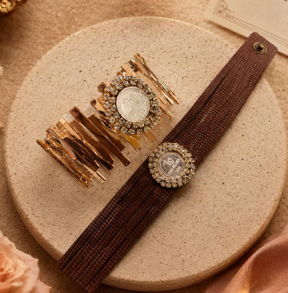 Silver Coin Rakhi
