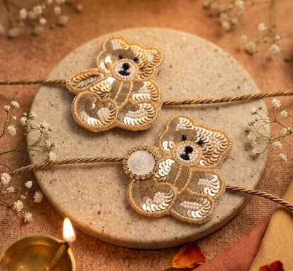 Kids Silver Coin Rakhi