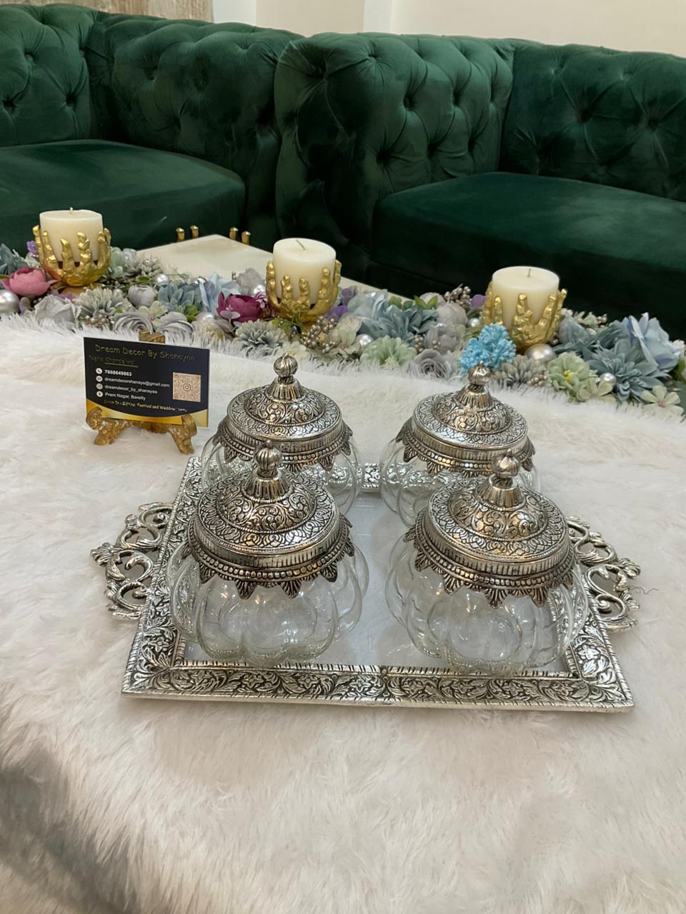 GS101 - German Silver Hamper with Pumpkin Jars