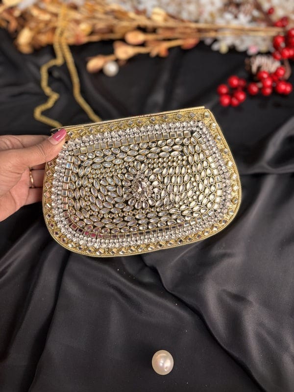 Designer Metal Clutch