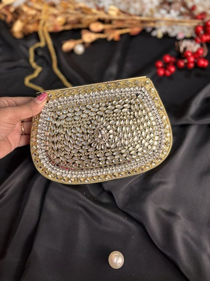 Designer Metal Clutch