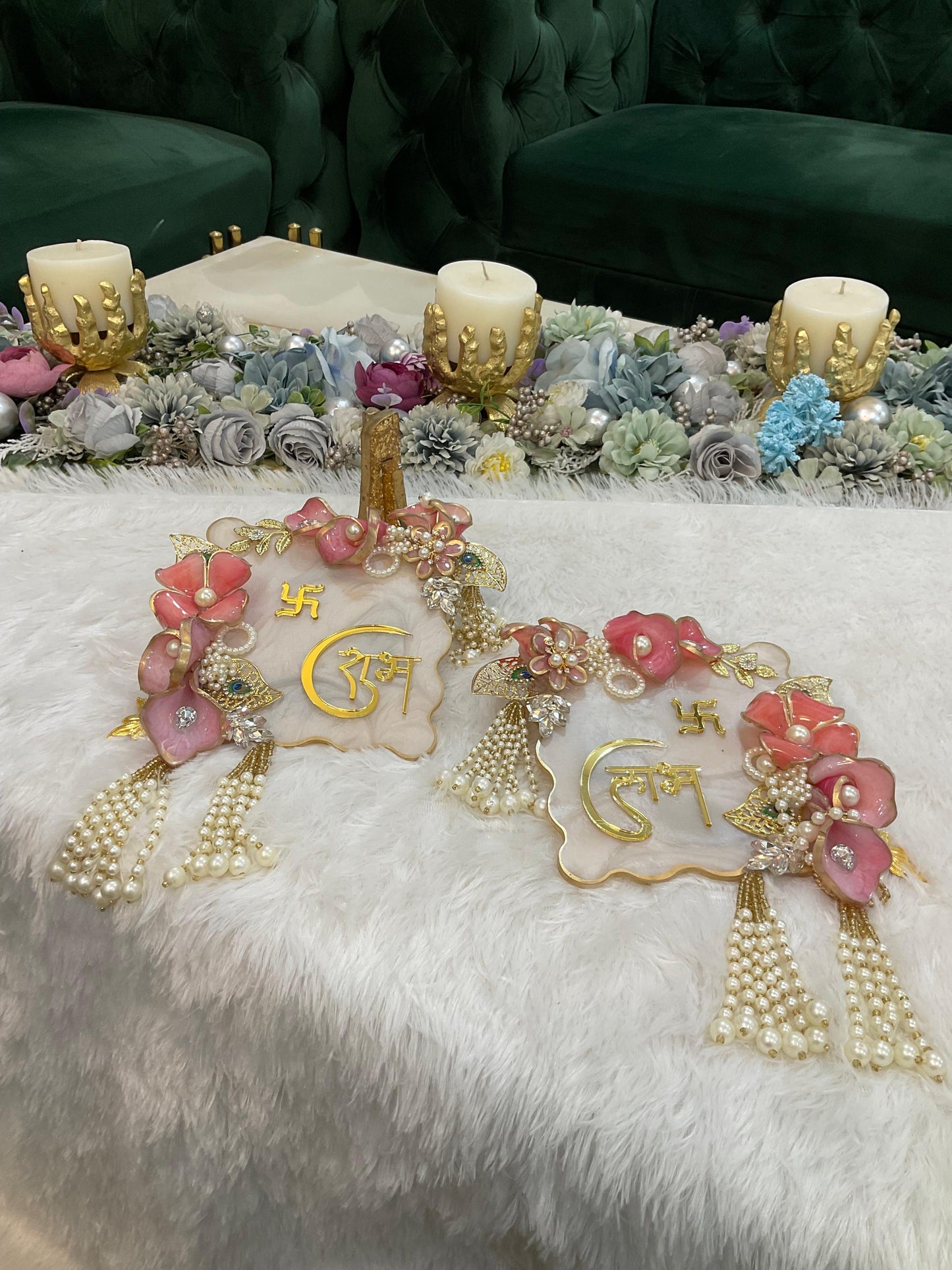 Resin Shubh Labh – 6 x 6 inches