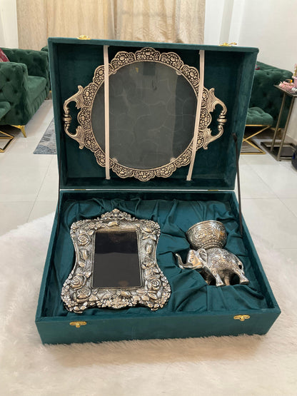 German Silver Hamper Set