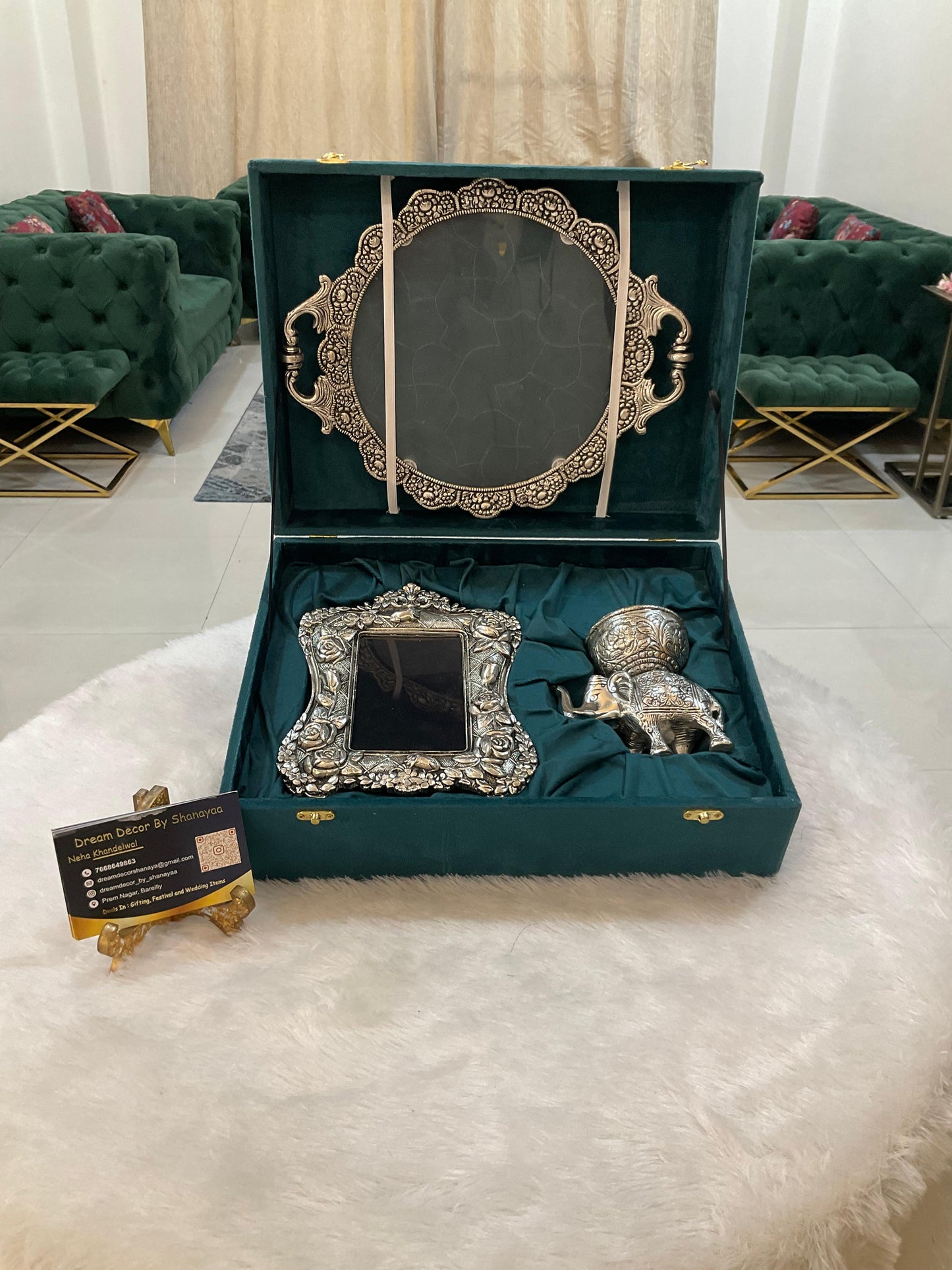 German Silver Hamper Set