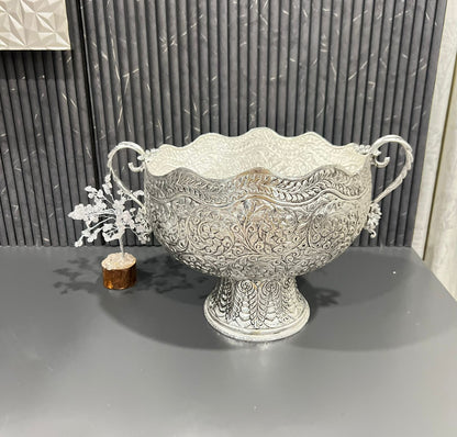German Silver Hand-Engraved Premium Multi-Usage Bowl