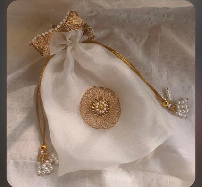 Organza Pastel Potli