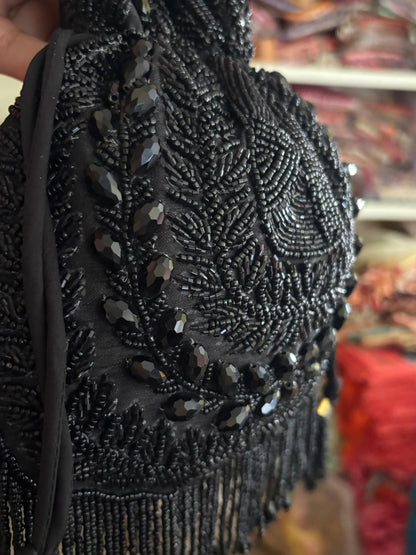 DP111 - Crystal Black Potli