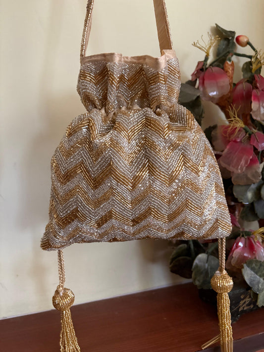 DP104 - Double-Sided Handcrafted Potli Bag