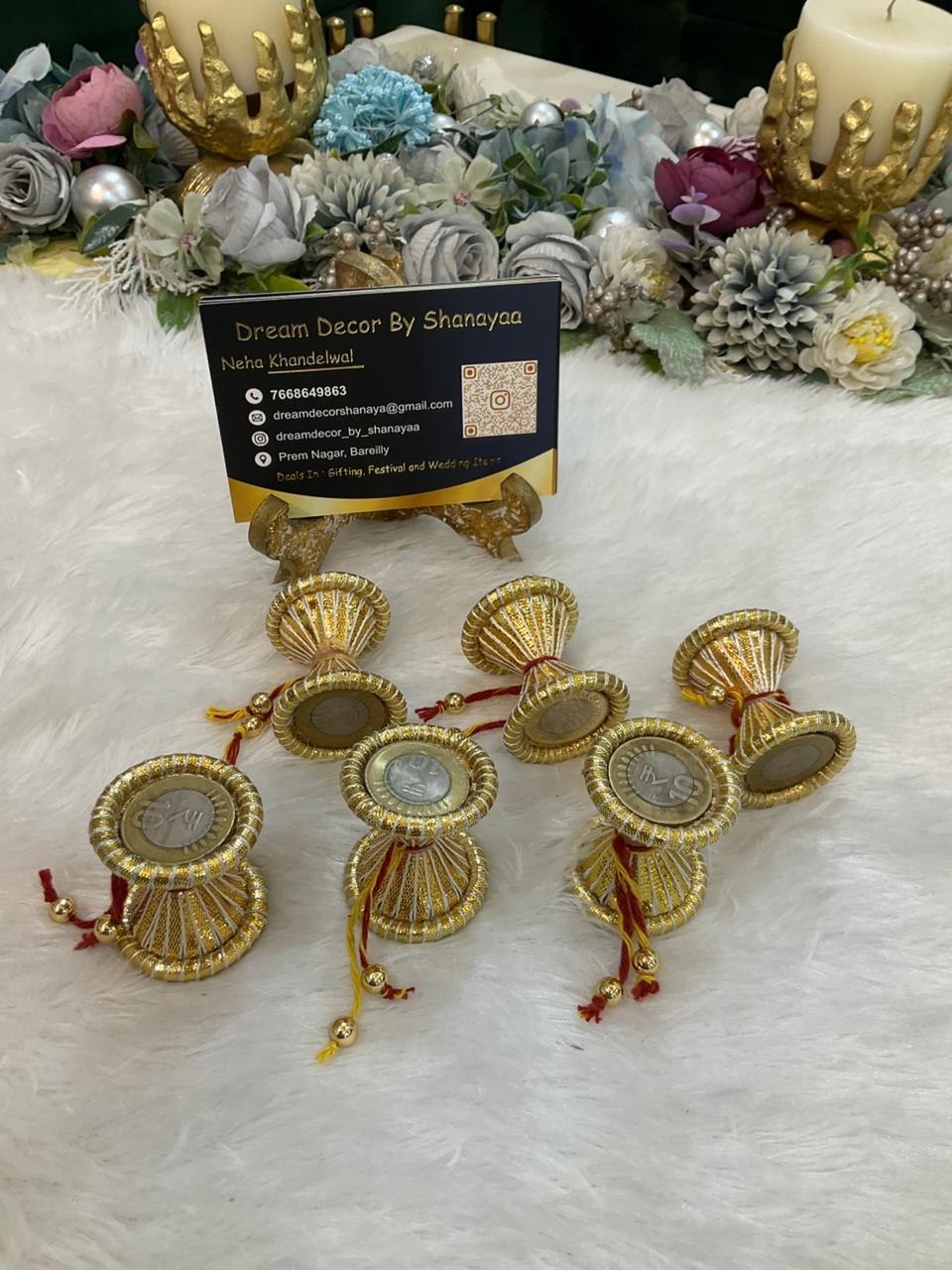 ✨ Damroo for Keertan & Badhai with two 10 Rs Coin (pack of 5)