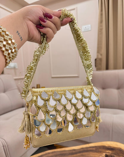 AAINA – Handmade Mirror Flap Bag
