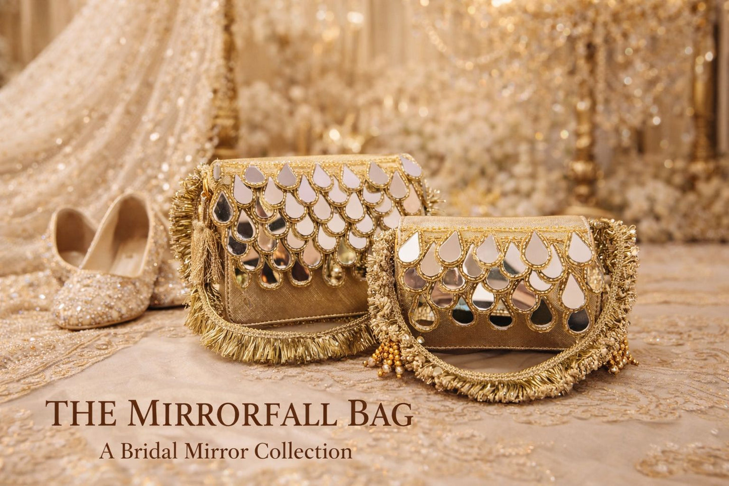 AAINA – Handmade Mirror Flap Bag