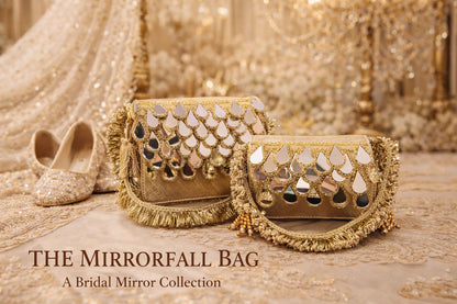 AAINA – Handmade Mirror Flap Bag