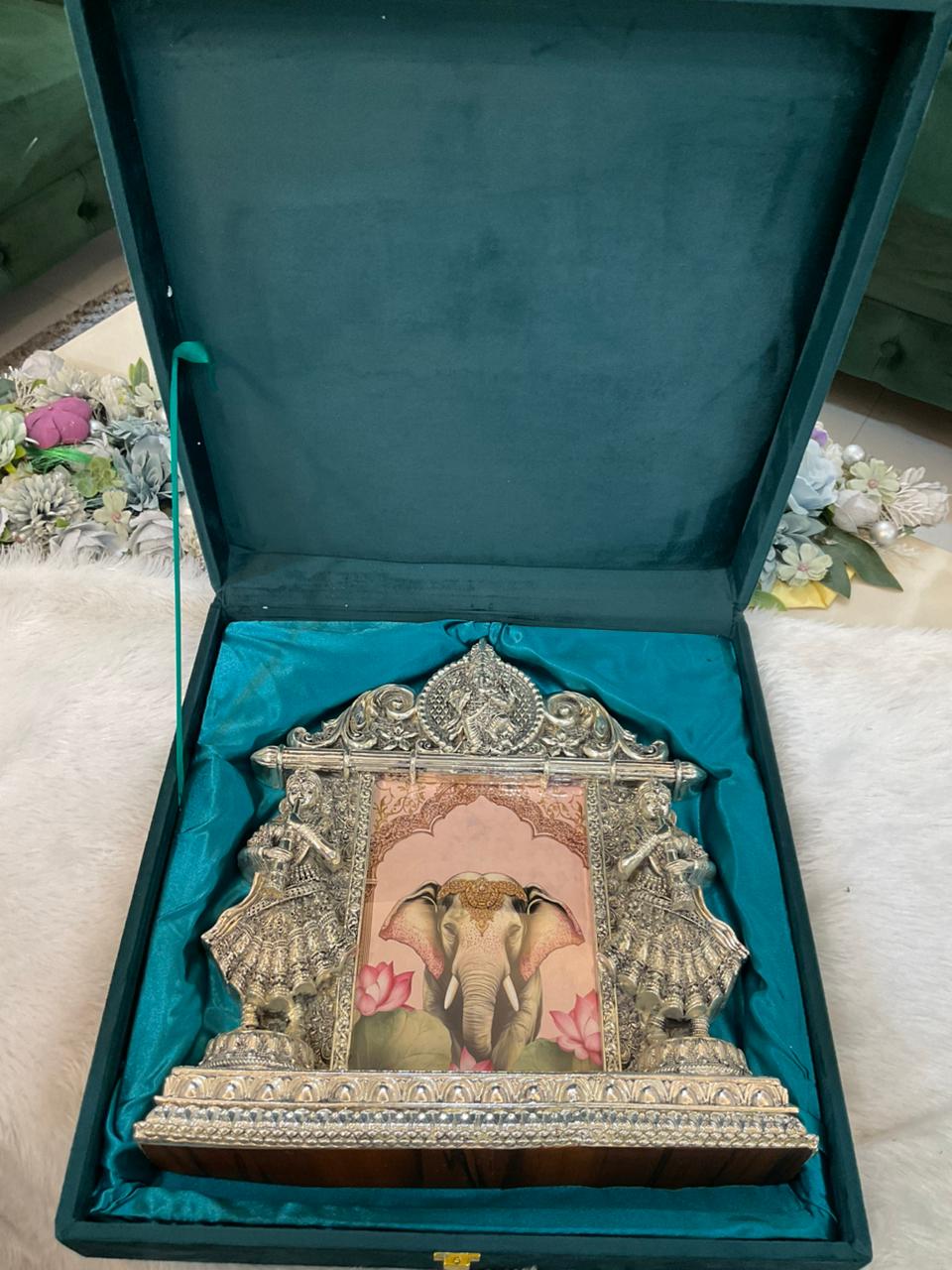 Real Silver Plated Luxury Wedding Invitation Frame