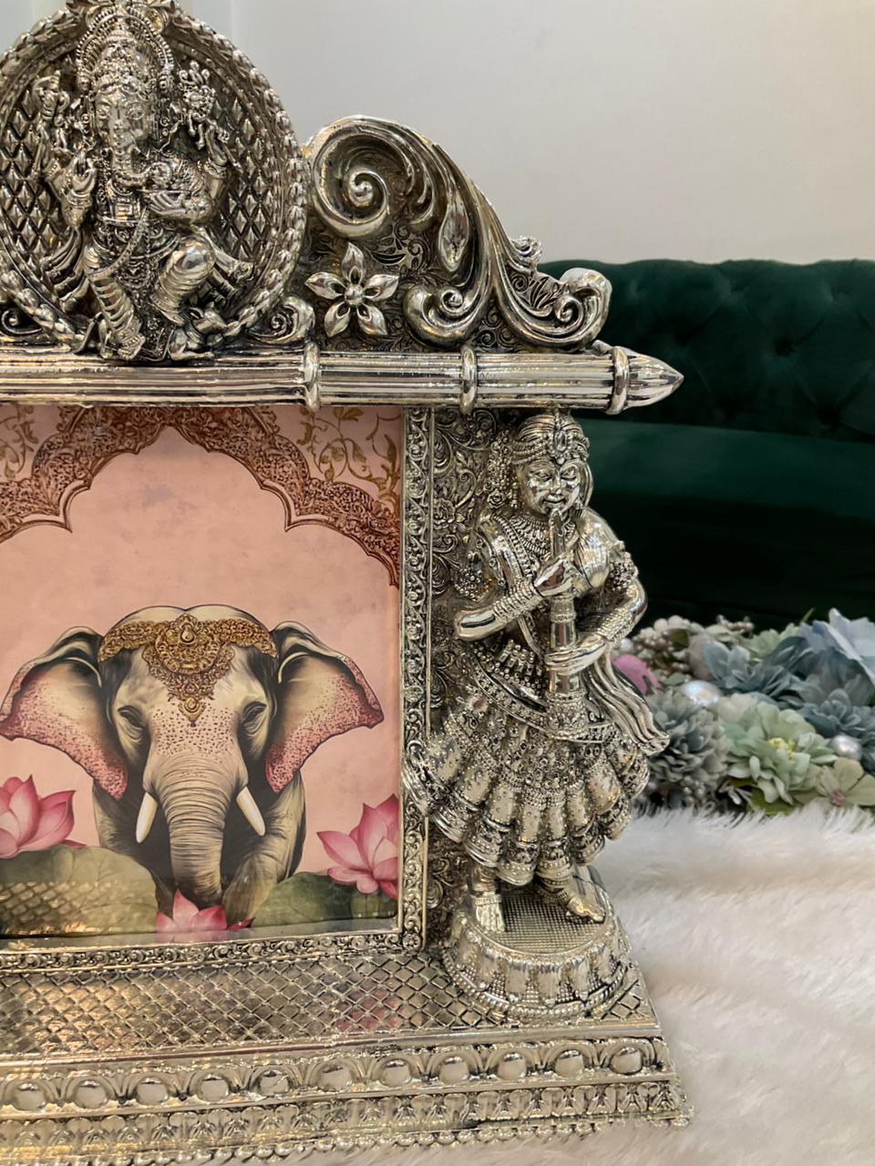 Real Silver Plated Luxury Wedding Invitation Frame