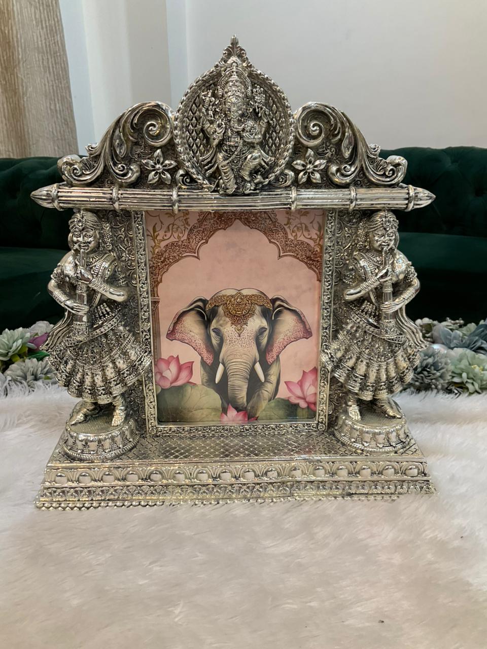 Real Silver Plated Luxury Wedding Invitation Frame