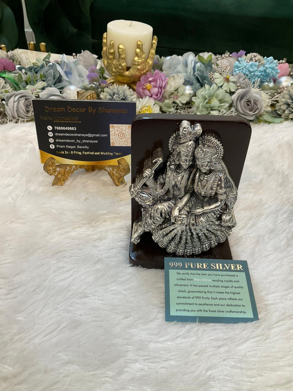999 Pure Silver Plated Divine Standees (4 x 5 inches)