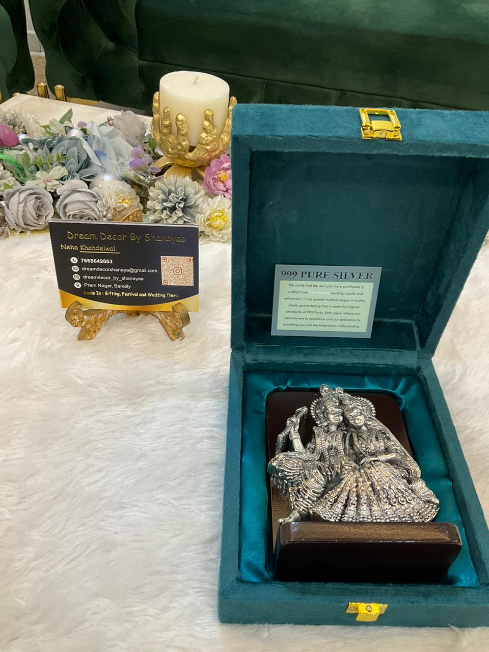 999 Pure Silver Plated Divine Standees (4 x 5 inches)