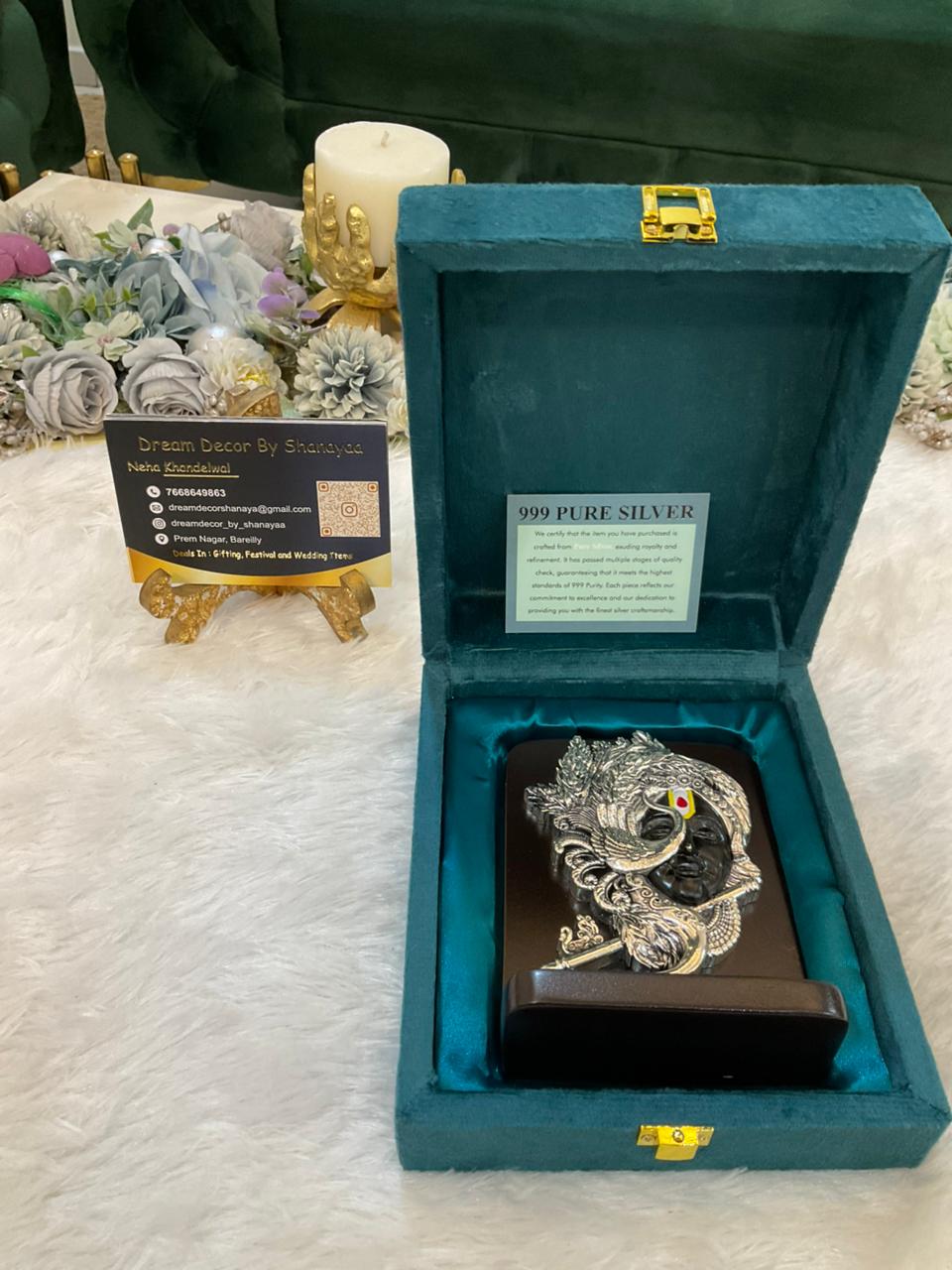999 Pure Silver Plated Divine Standees (4 x 5 inches)