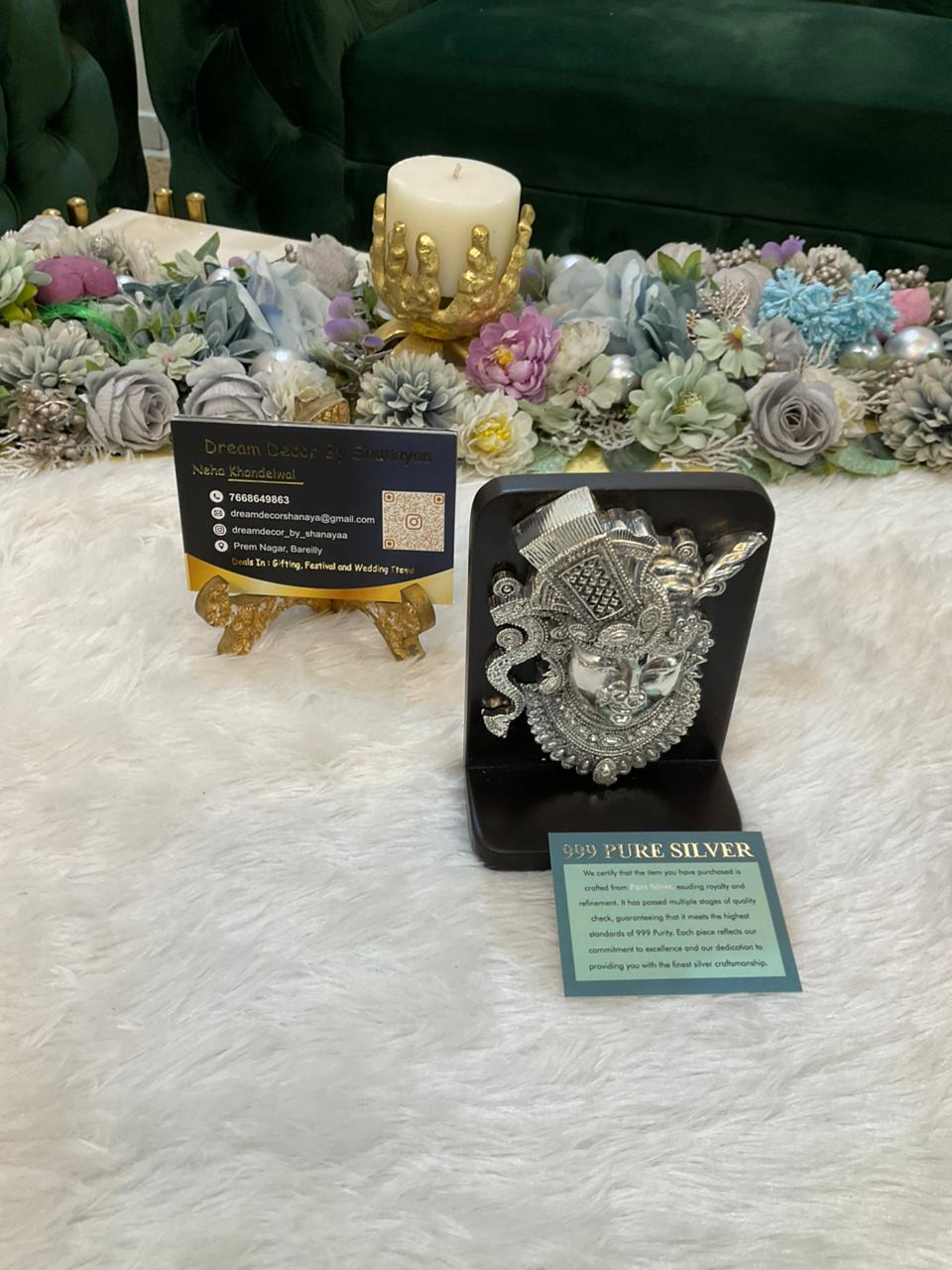 999 Pure Silver Plated Divine Standees (4 x 5 inches)