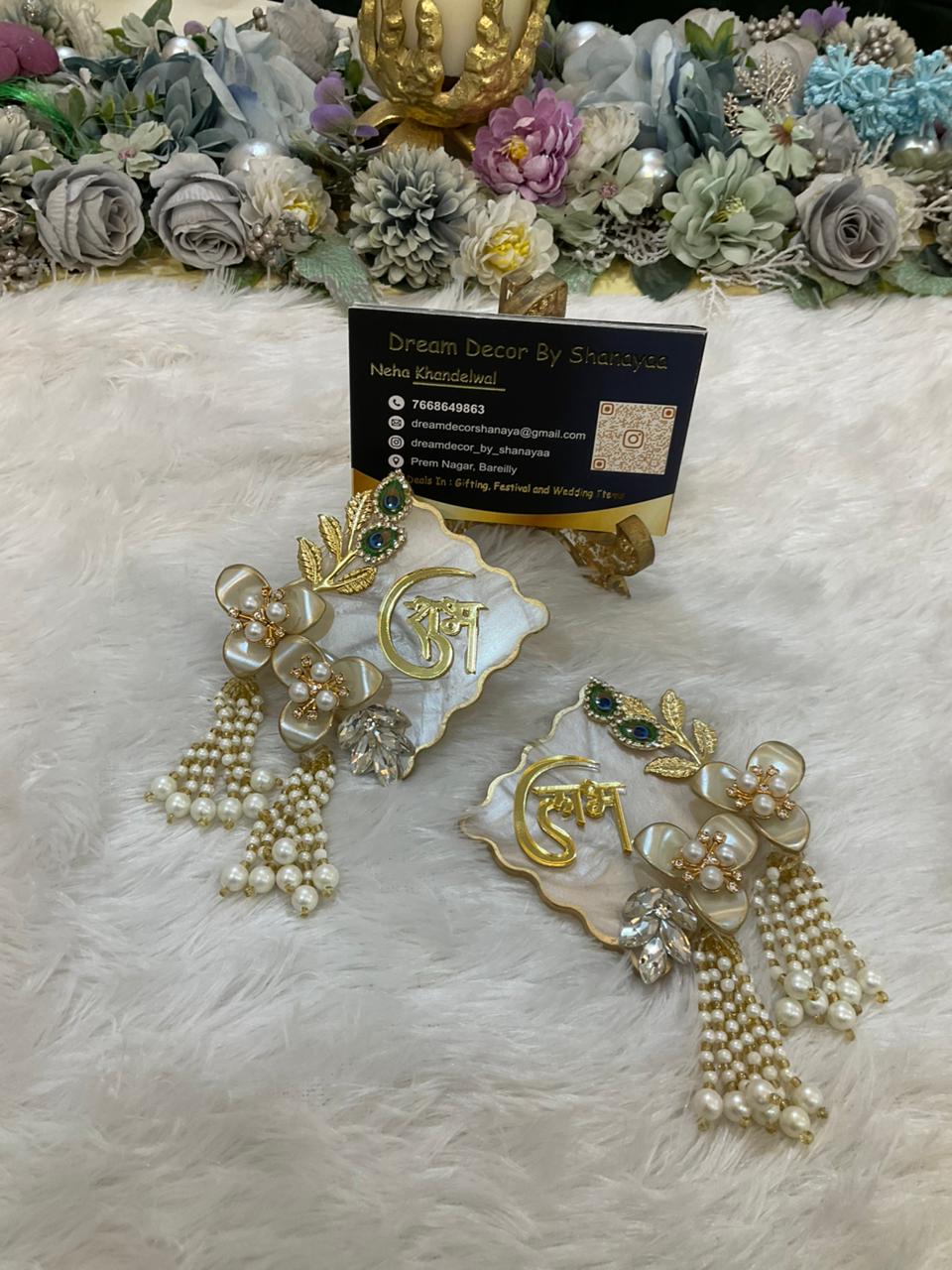 Resin Shubh Labh Wall Hanging