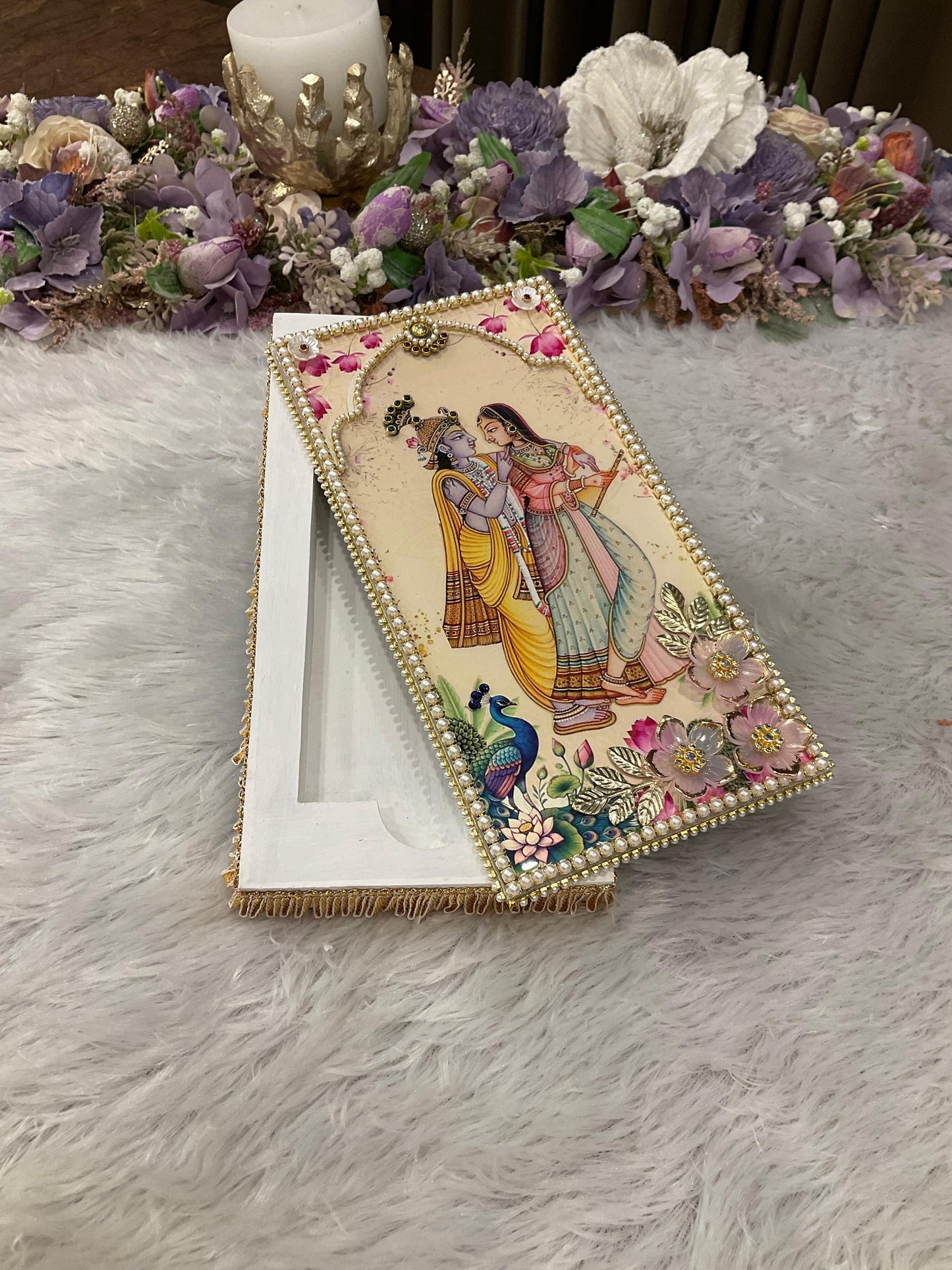 Radha Krishna Cash Box