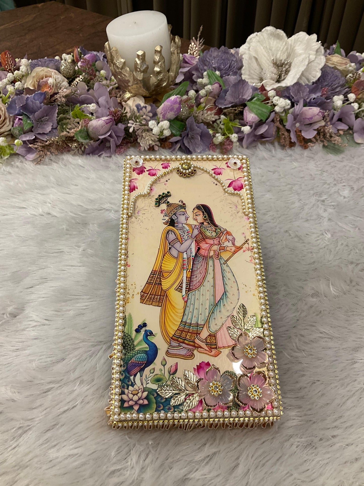 Radha Krishna Cash Box