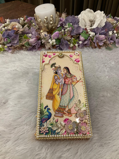 Radha Krishna Cash Box