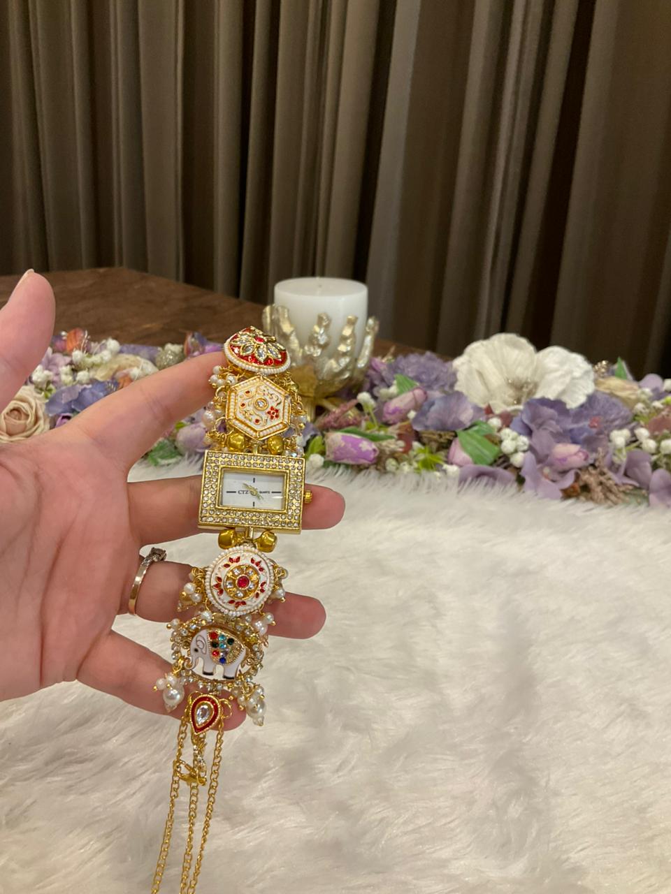 Kashmiri Style Designer Watch Bracelet