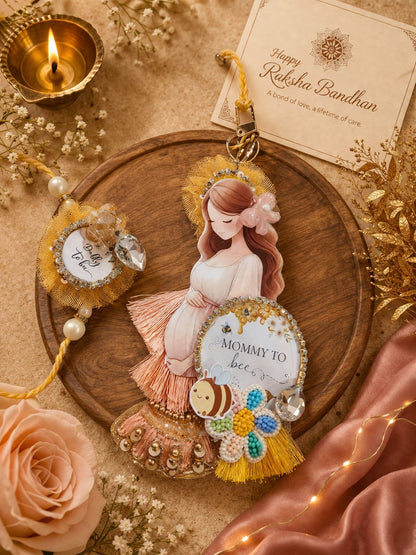 Mom-to-Be & Dad-to-Be Rakhi Set