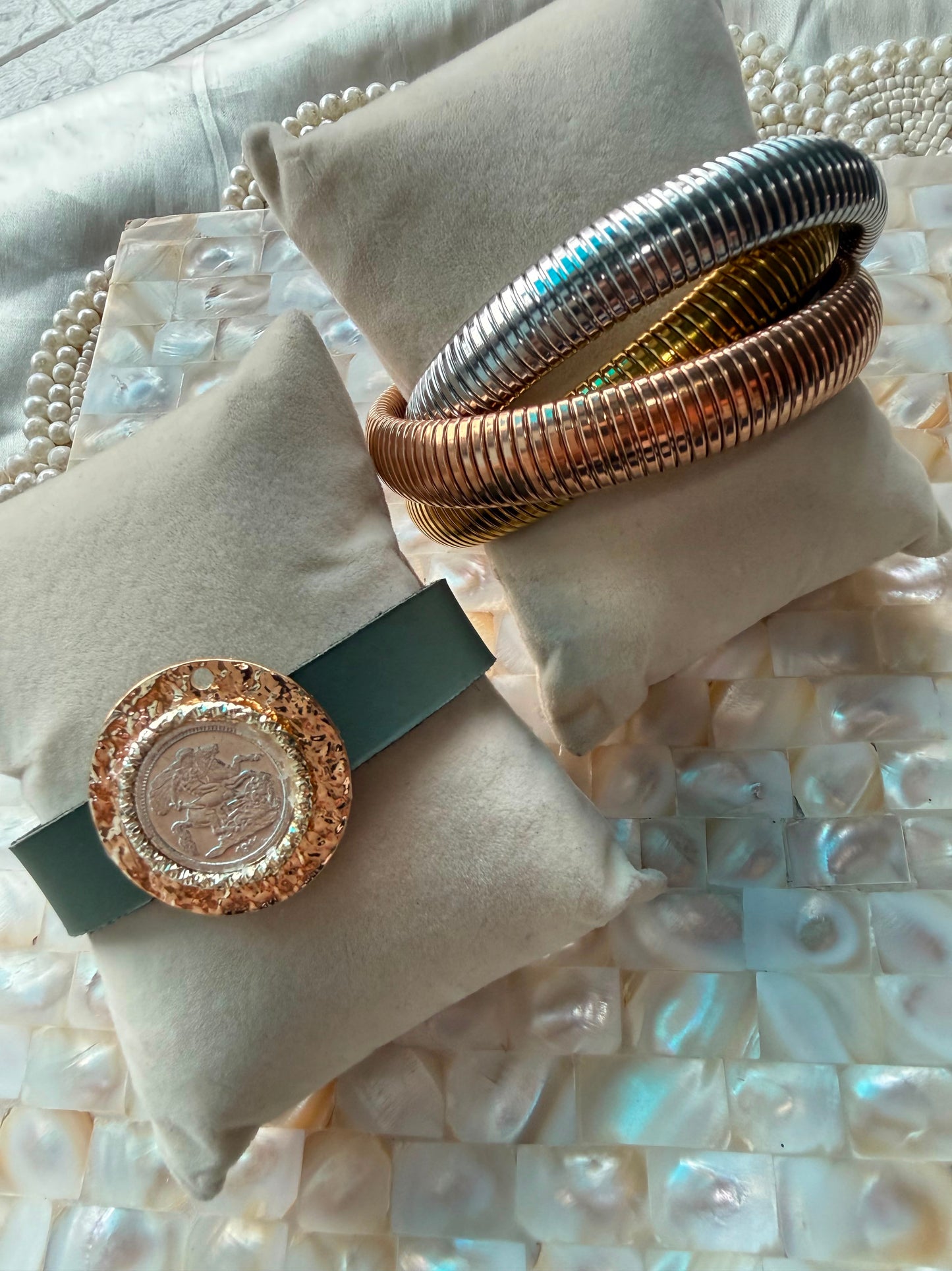 Anti-Tarnish Stack Bracelet Rakhi with 1 gm Pure Silver Coin – For Boys
