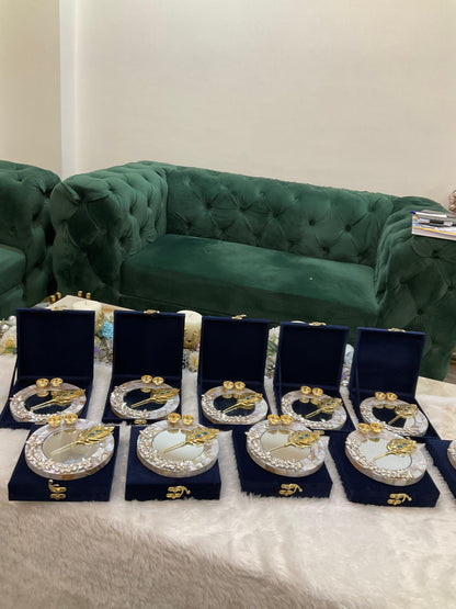 TP101 - Mother of Pearl Tilak Platter