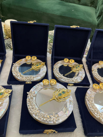 TP101 - Mother of Pearl Tilak Platter