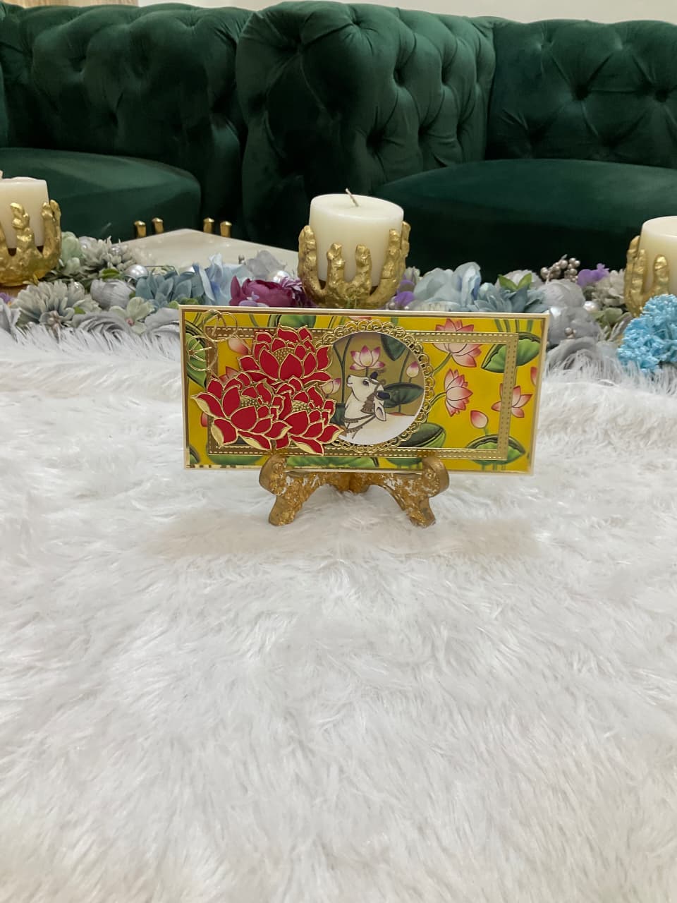 EN101 - Pichwai Lotus Envelopes (pack of 6)